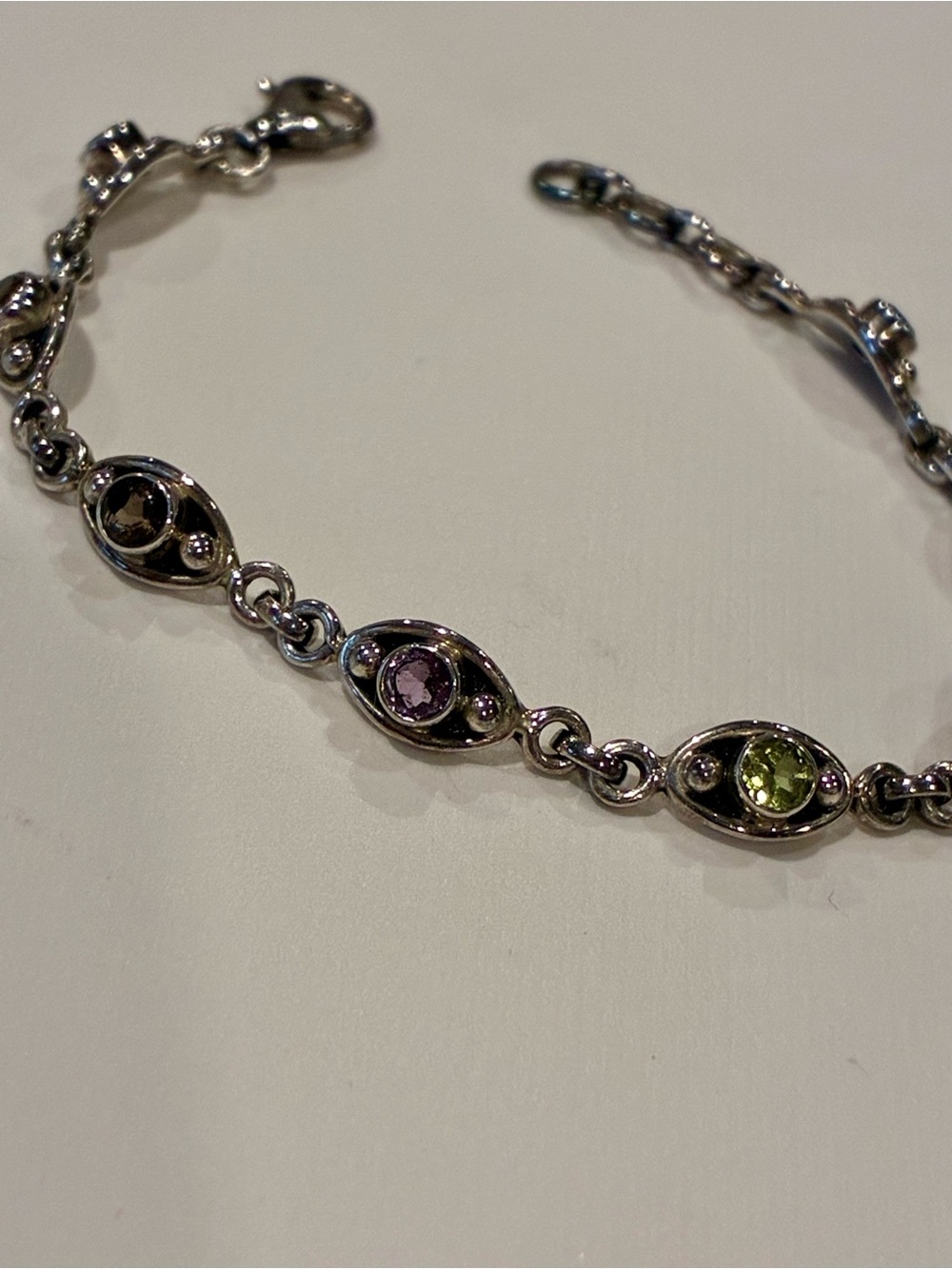 Nicky Butler Sterling Silver Gemstone Bracelet - Picture 5 of 5